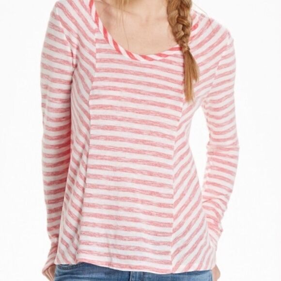 Anthropologie Saturday Sunday Striped Long Sleeve Top Women’s Large - Picture 1 of 5